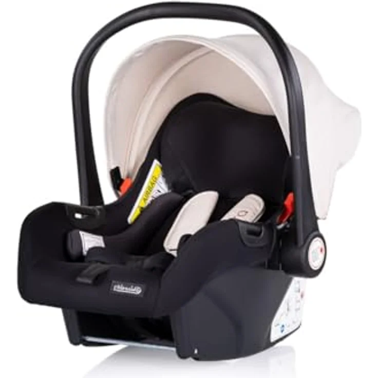 Chipolino Kombikinderwagen Ultera 3 in 1, klappbar mit Babyschale, Fußabdeckung, verstellbare Rückenlehne, beige – Bild 3