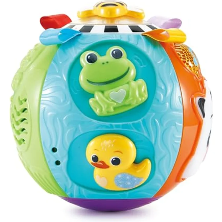 Vtech Baby - Babys Entdeckerball, Buntes Spielzeug mit Liedern und Geräuschen für Kinder 6-36 Monate – Bild 3
