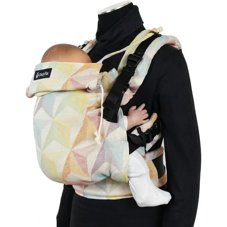 DIDYMOS Babytrage Didyfix, Komforttrage mit gepolsterten und einstellbaren Trägern, anatomisch bequeme Anhock-Spreiz-Haltung