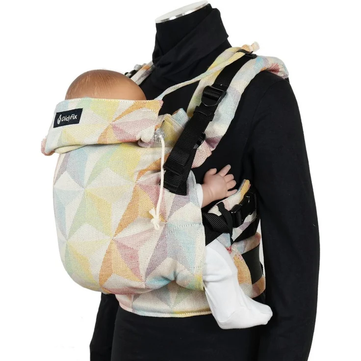 DIDYMOS Babytrage Didyfix, Komforttrage mit gepolsterten und einstellbaren Trägern, anatomisch bequeme Anhock-Spreiz-Haltung