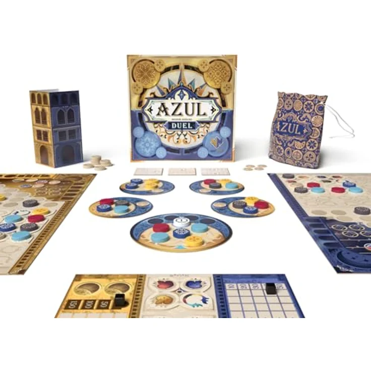 Next Move Games Azul Duel, Familienspiel, Brettspiel für 2 Spieler, ab 10 Jahren, 45 Minuten, Deutsch – Bild 4