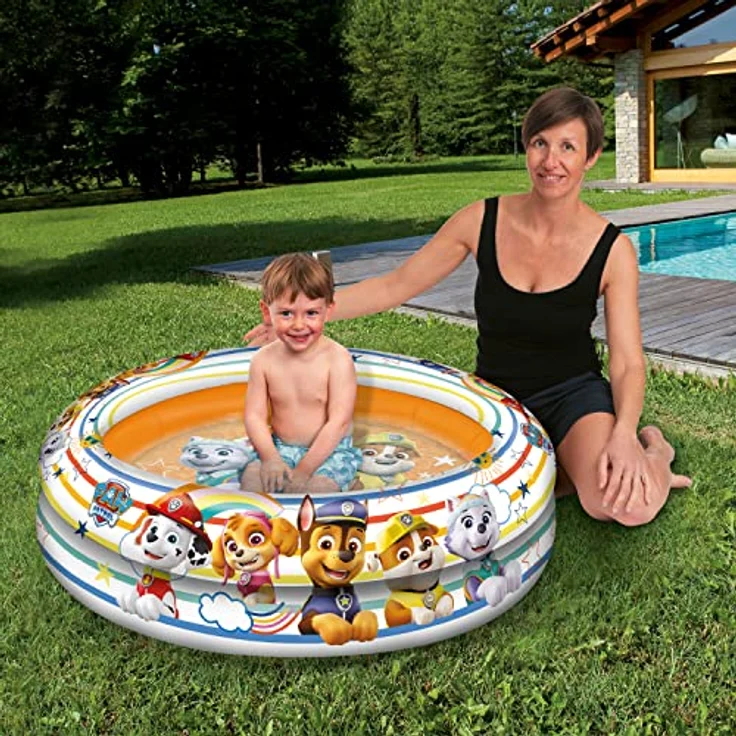 Mondo Toys - PAW PATROL| 2 Rings Pool - aufblasbares Baby-Pool - 2 Ringe - Durchmesser 100 cm - +10 Monate - 16911 – Bild 5