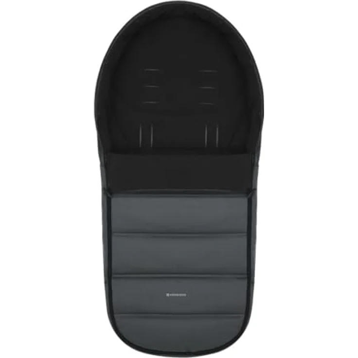Kikka Boo Fußsack Urban, Kinderwagen Fußsack mit Reißverschluss und Steppdesign, grau, wasserabweisend, für 3- und 5-Punkt-Sicherheitsgurt, ab Geburt geeignet – Bild 3