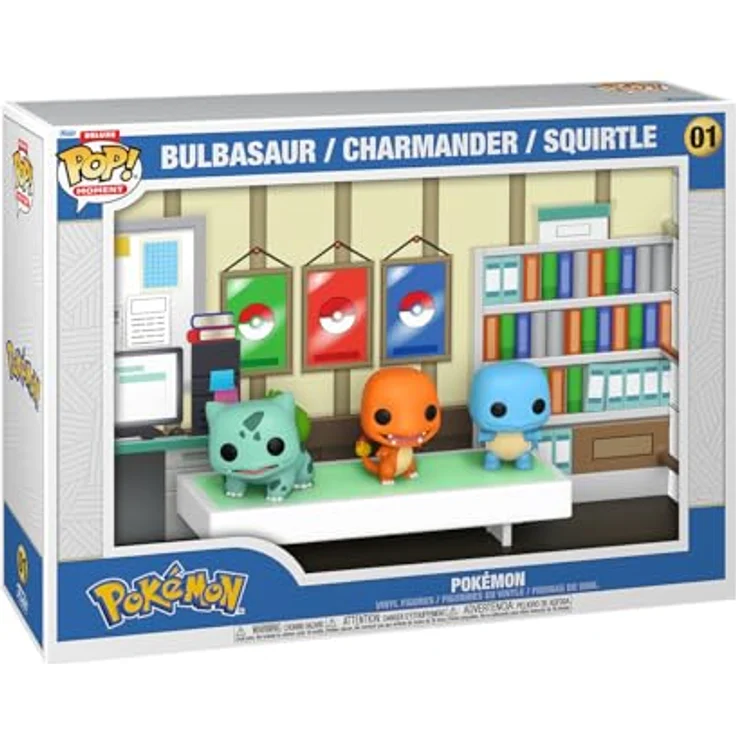 Funko Pop! Momente Deluxe: Pokemon - Démarts (1996) - Figur de Vinyle à Collectionner - Premium-Vinylmaterial - 46 cm groß - Spielzeug für Kinder und Erwachsene - Fans de Jeux Vidéo - Figur de Modèle Pour Collection und Affithage – Bild 1