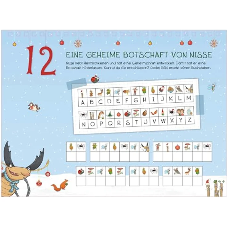 Sonstige Verlage Petronella Apfelmus - Wichtel-Adventskalender mit 24 Mitmach-Abenteuern für Kinder ab 6 Jahren – Bild 6