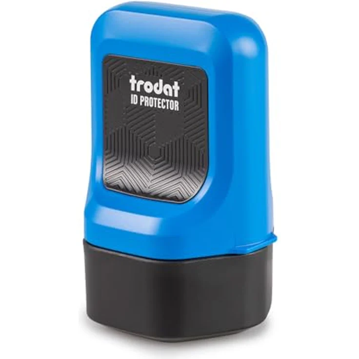 trodat Datenschutz-Rollstempel ID Protector, selbstfärbend schwarz, dokumentenechte Tinte, 2,5 cm Abdruckhöhe, langlebig – Bild 4