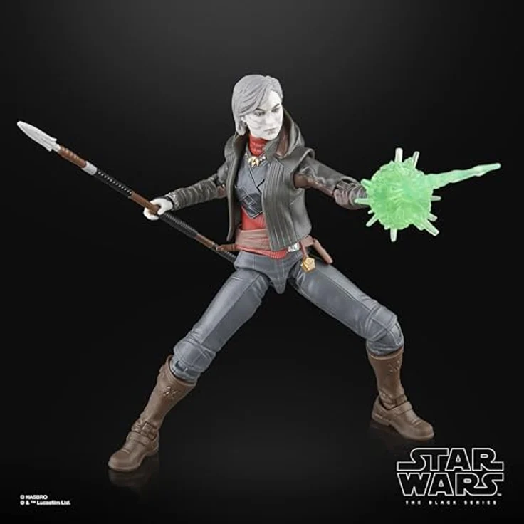 Hasbro Star Wars The Black Series Nachtschwester Merrin, Premium Action-Figur (15 cm) mit Dolch, Speer und Magie-Effekt aus Star Wars Jedi: Survivor – Bild 2