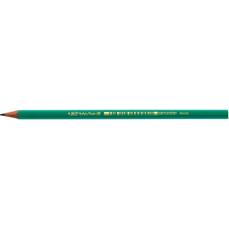BIC Bleistift BIC® ECOlutions EVOLUTION 650, HB, grün, sechskantig, aus 57% recyceltem Material