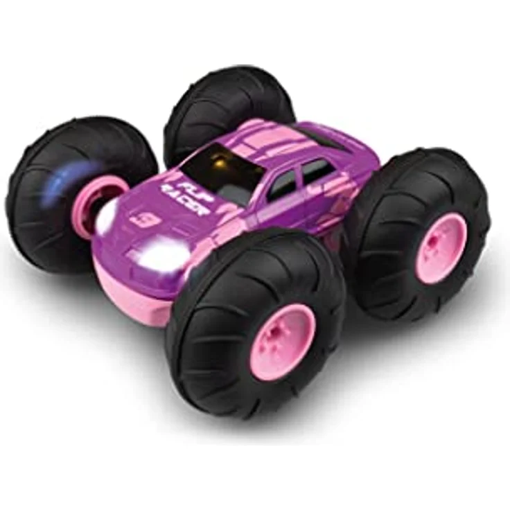 Revell Control Stunt Car Flip Racer Pink I Doppelter Fun-Spaß mit Flip-Funktion I 360° Spins für spektakuläre Stunts I Präzise Steuerung I mit LED-Scheinwerfern I Perfekt für Kinder ab 8 Jahren – Bild 4
