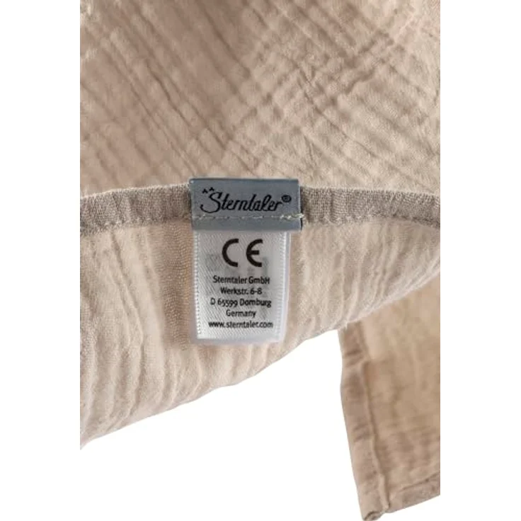 Sterntaler Baby Schmusetuch Stern aus Musselin, mit besticktem Gesicht und Knotendetails, Trösterchen für Jungen und Mädchen, blau – Bild 5