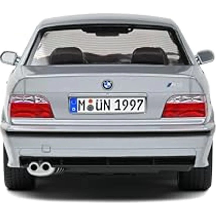 Solido BMW E36 M3 Coupé 1990, Diecast Modellauto im Maßstab 1:18, silberne Lackierung, bewegliche Türen und detaillierte Innenausstattung für Sammler & BMW-Fans – Bild 4