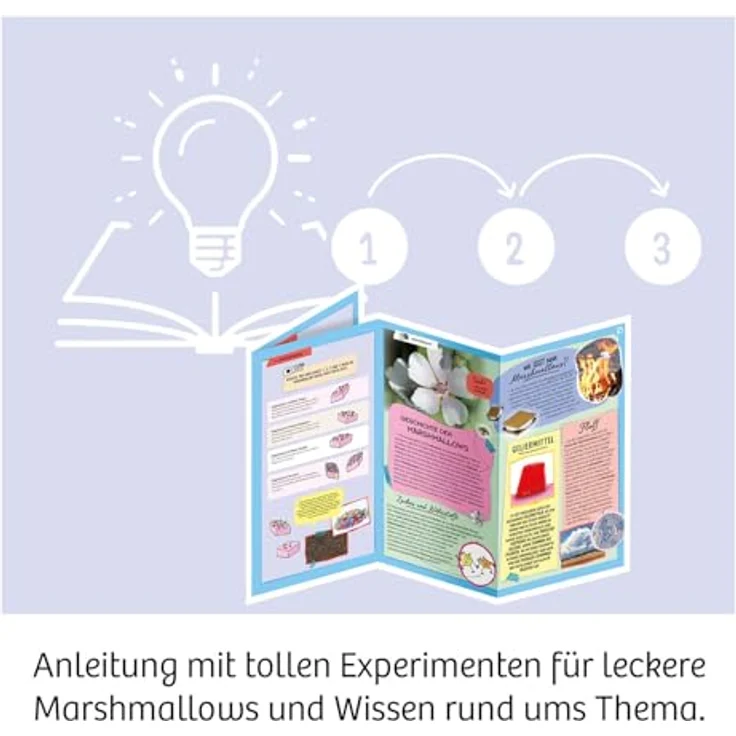 Kosmos 658304 Marshmallows selber Machen, Experimentierset mit Erdbeergeschmack, vegan, für Kinder ab 8 Jahre – Bild 4
