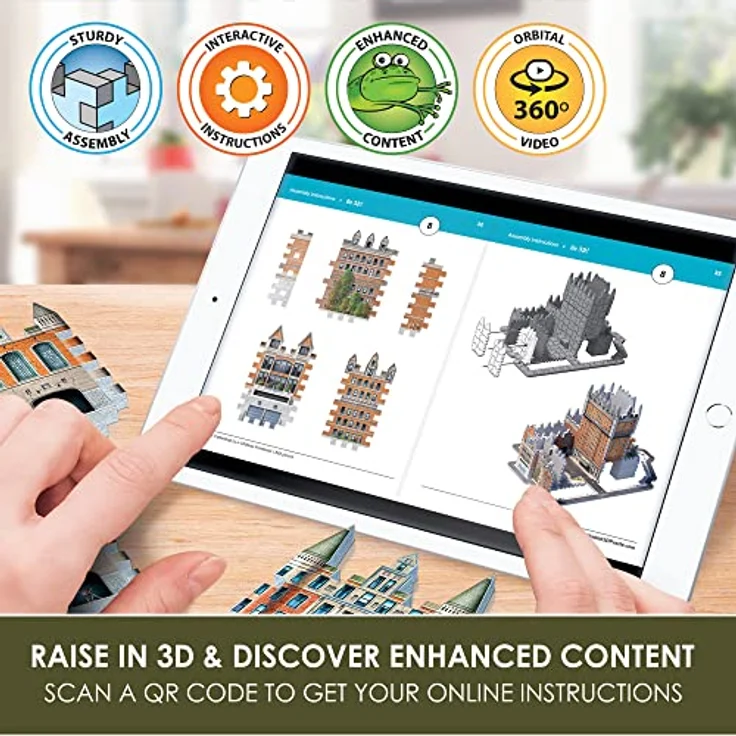 Wrebbit 3D W3D-2022 3D-Puzzle, bunt – Bild 4