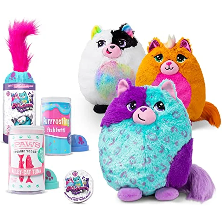 Misfittens Basic Fun 03936 Katzen, Wave 1 Surprise Stofftiere, Sammelfigur Katze Plüschtiere, Kuscheltier für Mädchen und Jungen ab 4 Jahren, Modelle und Farbe Sortiert – Bild 1