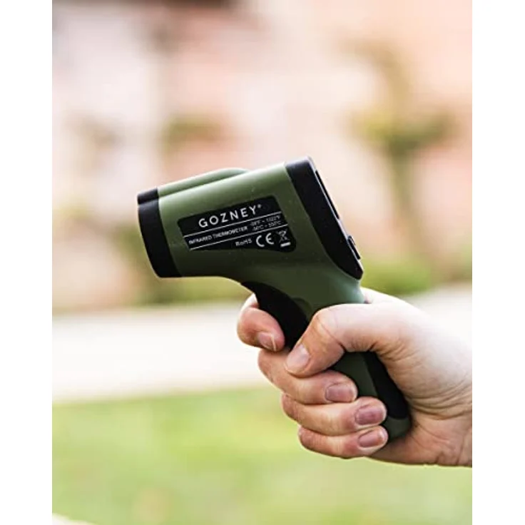 GOZNEY° Infrarot-Thermometer für Pizzaöfen, präzise Temperaturmessung von -50°C bis 550°C, mit LED-Hintergrundbeleuchtung und integriertem Laser – Bild 6