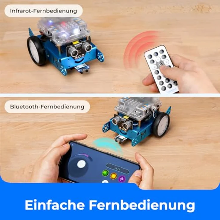 Makeblock mBot Programmierbar Roboter Kinder STEM Spielzeug Geschenke für Kinder Programmierbares Roboticset, Programmieren Lernen mit Scratch/Arduino mit Funktion Erkennen Sie Hindernisse – Bild 5