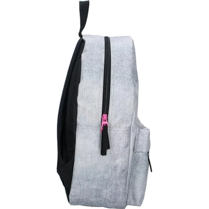 Vadobag HELLO KITTY und KUROMI Rucksack für Kinder, grau, 39 x 29 x 12 cm, 1 Hauptfach + 1 Fronttasche, gepolsterte und verstellbare Schultergurte – Bild 3