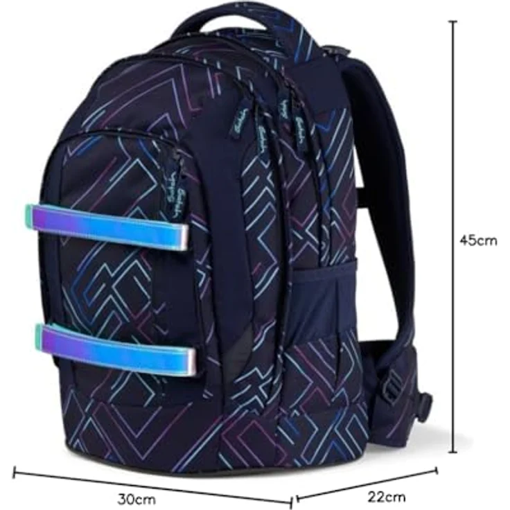Satch Pack Schulrucksack Purple Laser – Bild 9