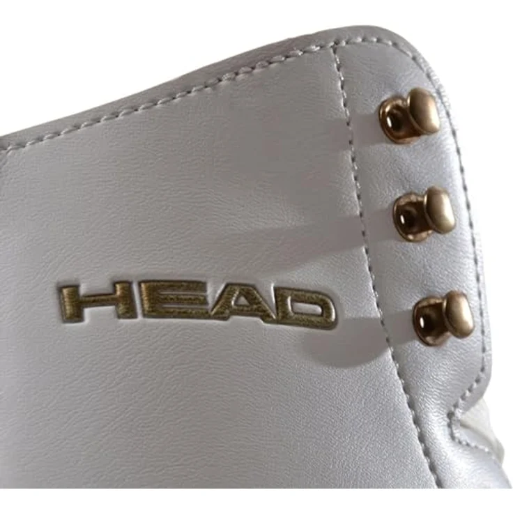 HEAD Eiskunstlauf Schlittschuh Donna, Größe 35, Damen Schlittschuh, Leder weiß, Mädchen und Frauen, warm gefüttert – Bild 5