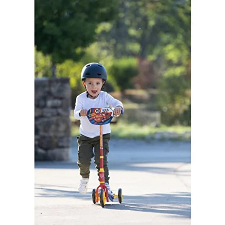Smoby 3 CARS 3w Scooter Kinder Dreirad-Roller Mehrfarbig – Bild 3