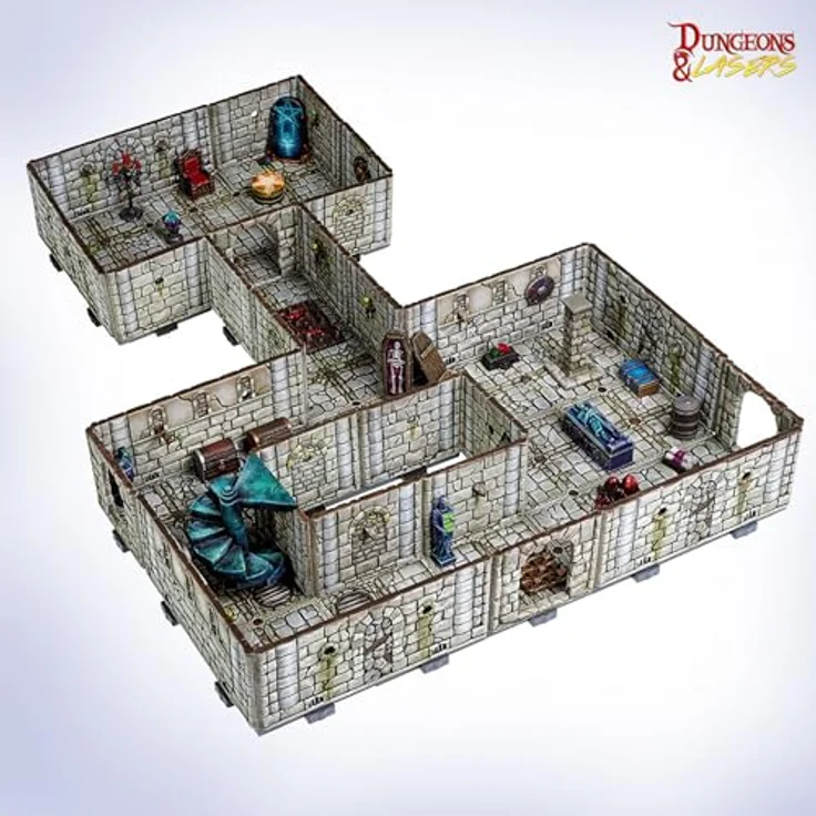 Archon Studio Dungeons & Lasers 73002, Fantasy Starter Set Zubehör, Mehrfarbig – Bild 5