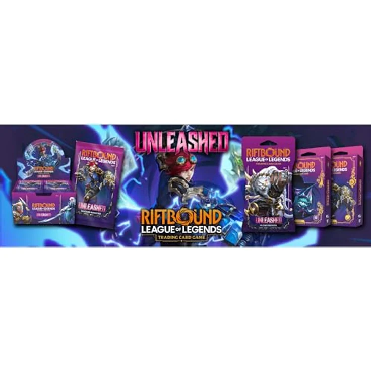 RIOT GAMES Riftbound: League of Legends - Unleashed Booster Display, 24 Packs mit 14 Karten pro Pack, Englisch – Bild 5