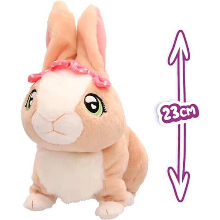 Club Petz Betsy, Interaktives Plüschkaninchen mit hüpfenden Ohren und Lauten, Geschenk für Kinder ab 18 Monaten – Bild 3