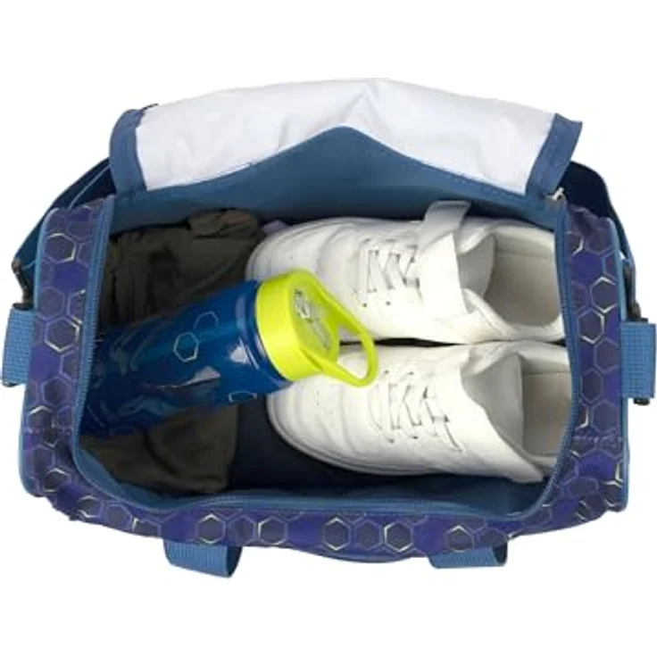 Scooli Sporttasche Team Player, Kindersporttasche mit 10,5 Litern Volumen, blau – Bild 4