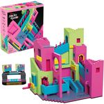 Mega Mega 0, Klemmbausteine-Set mit 1707 Teilen, nachbaubarer Szene aus Squid Game mit Frontmann-Figur und beweglichen Arbeitern