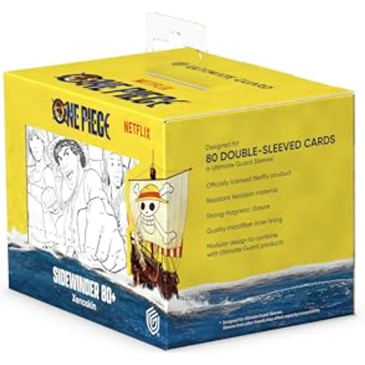 Ultimate Guard Sidewinder 80+ Xenoskin, Deck-Box in Weiß für 80 doppelt gesleevte Karten mit starkem Magnetverschluss – Bild 8