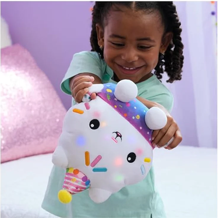 Spin Master Gabby Puppenhaus Plüschkuchen Rosa One Size, Interaktives Plüschtier mit Geräuschen und Sätzen – Bild 2