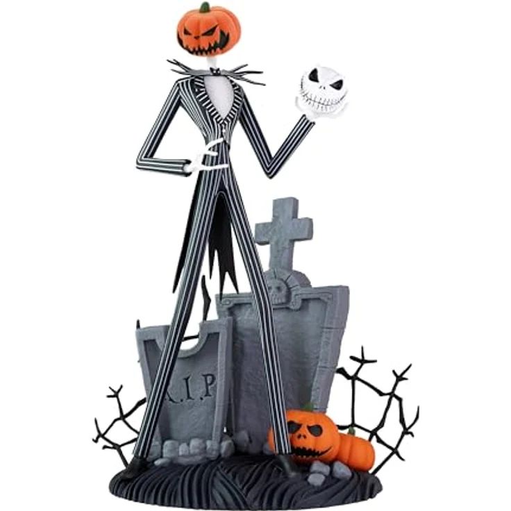 ABYstyle Studio - Nightmare Before Xmas Jack Gruseliges lächelndes Gesicht Figur, 20 cm PVC-Figur aus der SFC-Serie, offizielles Lizenzprodukt, schauriges Design – Bild 2