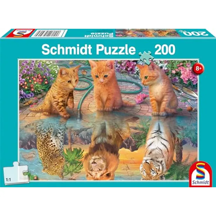 Schmidt Spiele 56516 Wenn ich groß Bin, 200 Teile Kinderpuzzle, Förderung der Problemlösungsfähigkeiten, klassisches Design