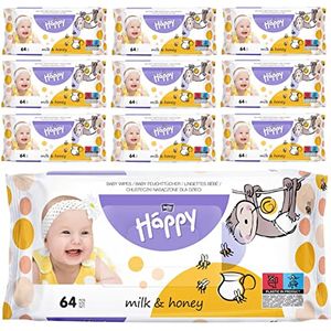 Bild für bella baby Happy Feuchttücher Milch & Honig 640 Tücher (10 x 64 Stück)