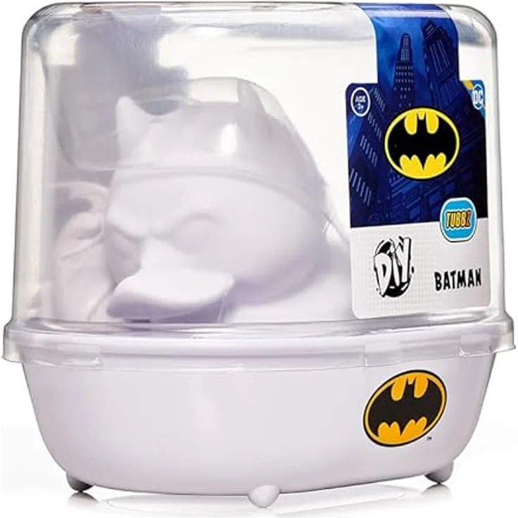 TUBBZ DIY Batman-Sammel-Vinyl-Gummientenfigur, 9 cm große, personalisierbare weiße Ente zum Bemalen, offizielles DC Comics Merchandise – Bild 2