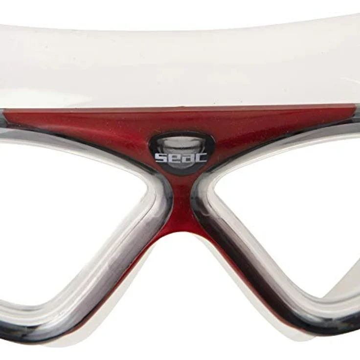 Seac Vision HD Schwimmbrillen für Pool und Freiwasser für Damen und Herren, rot, one Size – Bild 3