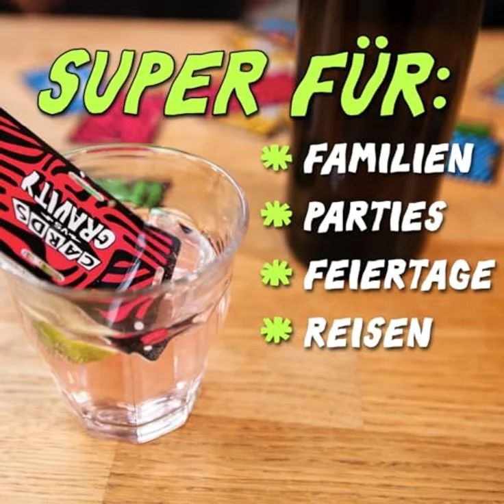 Big Potato Cards vs Gravity, Kartenspiel für 2-8 Spieler mit Dosenadapter und Reisetasche, farbenblindfreundlich – Bild 5