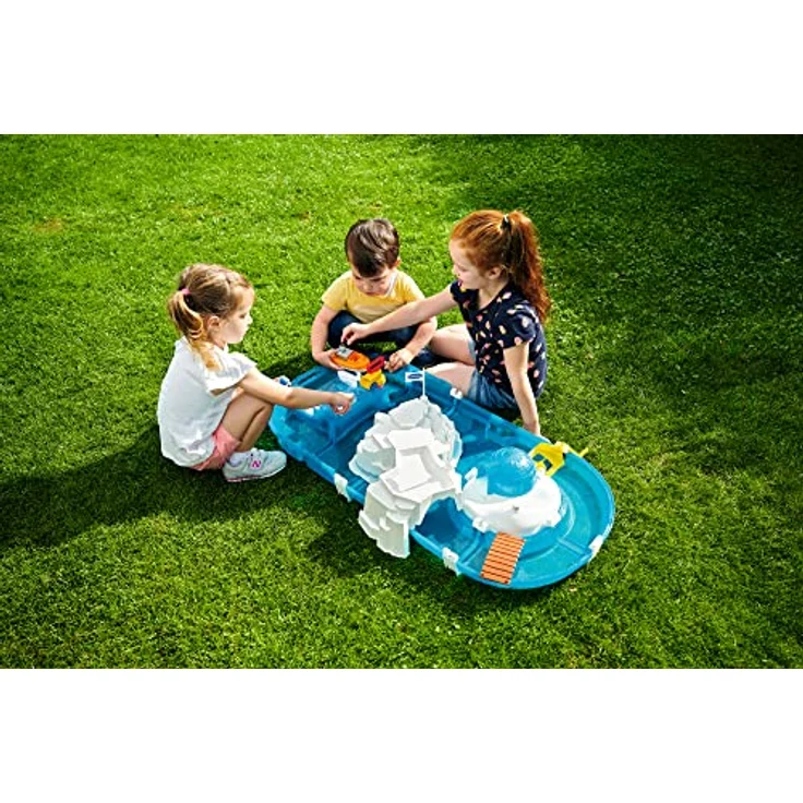 Aquaplay 'Waterplay Polar' Wasserstraße, 106 cm x 65 cm x 25 cm, inkl. 1 Containerboot, 2 Spielfiguren – Bild 11