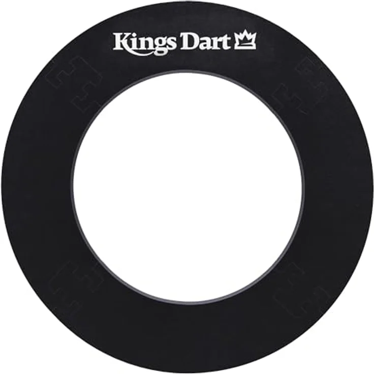 Kings Dart Profi Dart-Set, Sisal Steel-Dartscheibe mit dünner Spider-Feldbegrenzung und Dart-Surround, WDF Standard, beidseitig verwendbar, Markenqualität – Bild 5