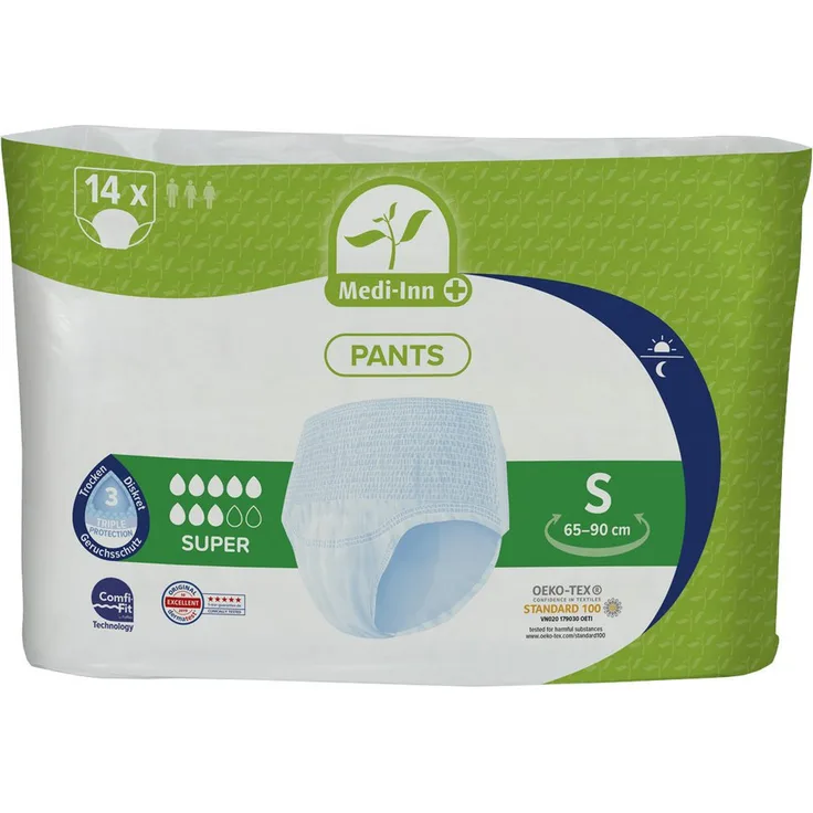 Medi-Inn Windeln Pants SUPER Inkontinenz-Pants, hohe Saugstärke (14-St), geruchsbindend, atmungsaktiv