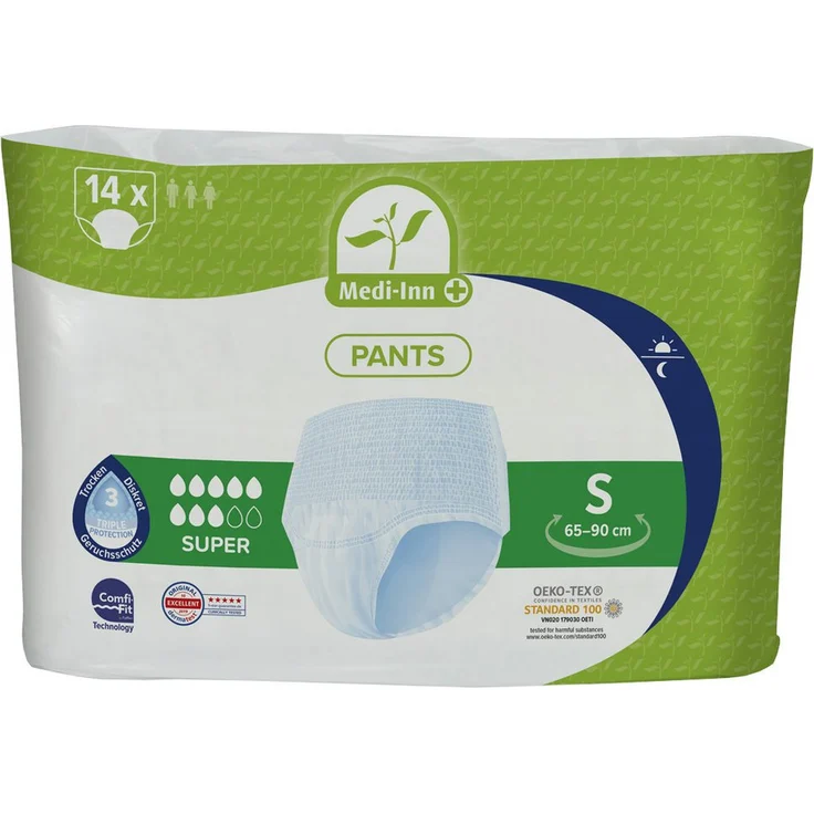 Medi-Inn Windeln Pants SUPER Inkontinenz-Pants, hohe Saugstärke (56-St), geruchsbindend, atmungsaktiv, Unisex, 1900 ml Saugvolumen – Bild 1