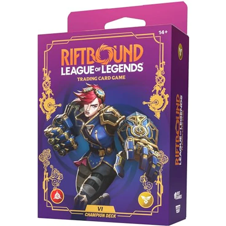 Hasbro Riftbound: League of Legends TCG: Unleashed – Vi Champion Deck, Sammelkarten, für Kinder ab 3 Jahren – Bild 4