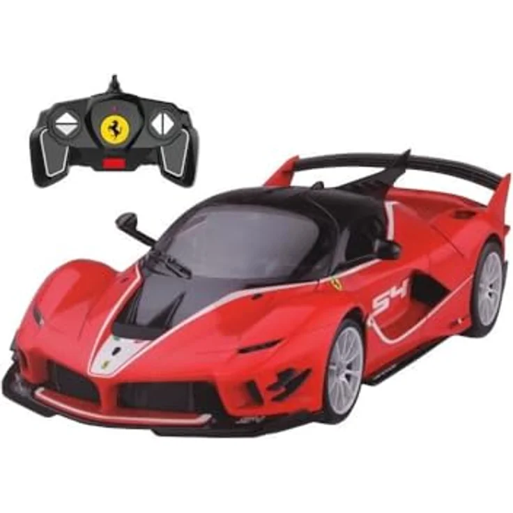 TURBO CHALLENGE Ferrari FXX K Evo, Ferngesteuertes Auto im Maßstab 1/18 mit Bausatz, rot, 2,4 GHz, Reichweite 20 m, ab 6 Jahren – Bild 1