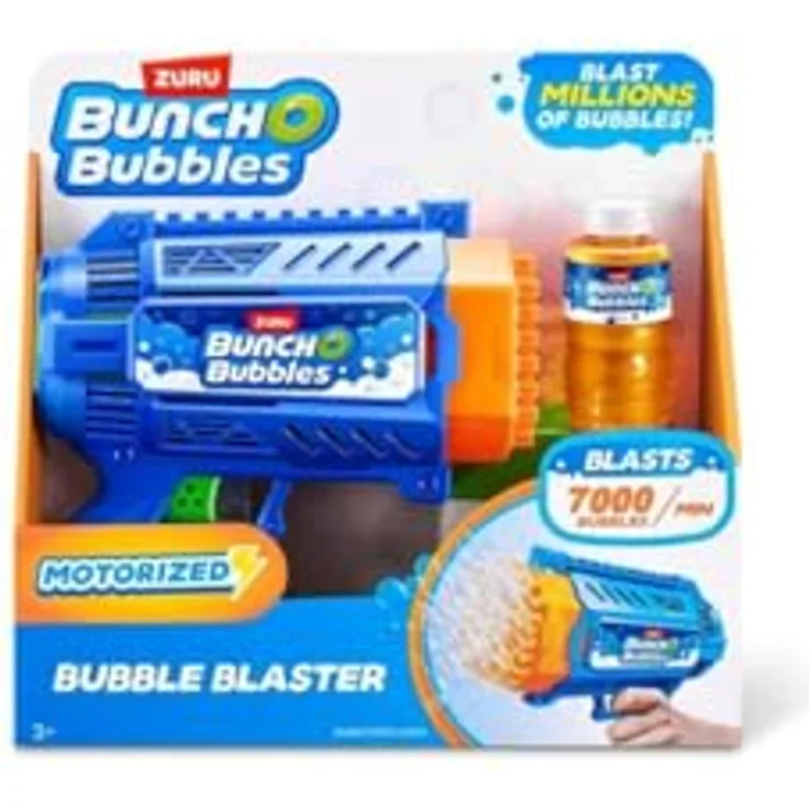 Zuru Bunch O Bubbles Blaster Medium S1 (11348), motorisierter Blasenblaster erzeugt bis zu 7.000 Blasen pro Minute