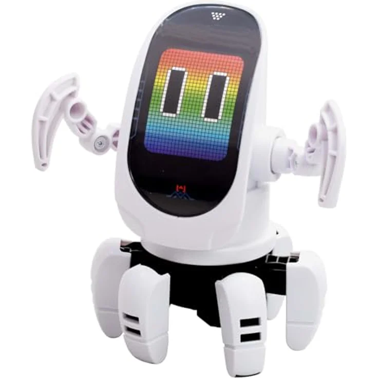 Silverlit Ycoo Octobot, programmierbarer ferngesteuerter Tintenfish mit 360° Drehungen, Sound- und Lichteffekten, Weiß, ab 5 Jahren – Bild 1
