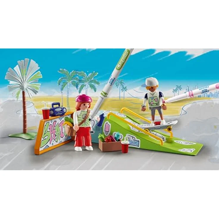 Playmobil® Konstruktions-Spielset Skatepark (71515), Color, (44 St), Made in Europe - Preisvergleich – Bild 3
