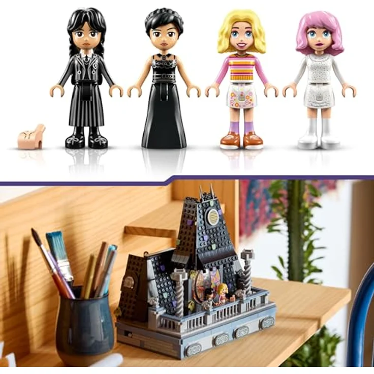 LEGO Wednesday: Wednesdays und Enids Zimmer im Studentenwohnheim, Nevermore Academy, Spielzeug für Mädchen, Jungen und Fans 76781 – Bild 4