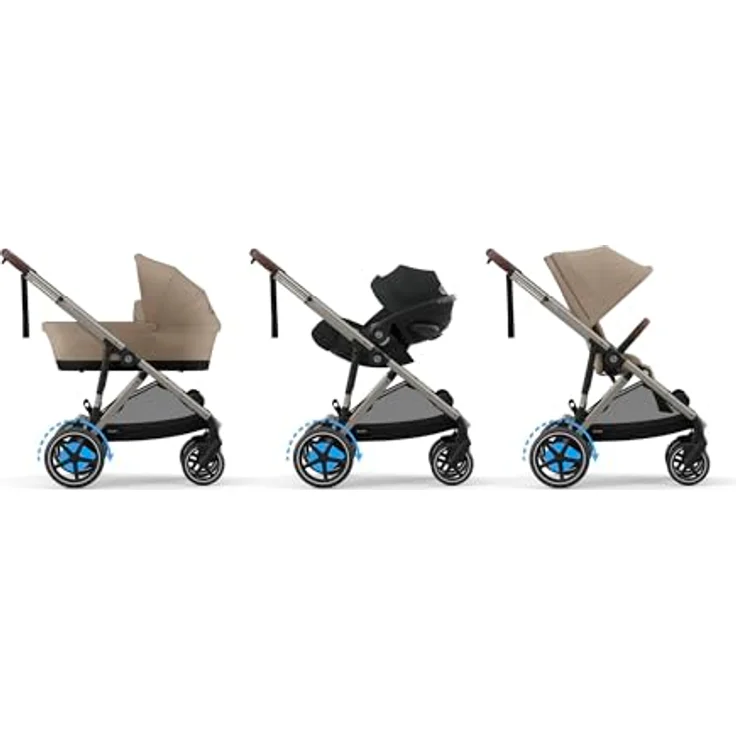 Cybex eGazelle S, Kinderwagen mit E-Antrieb, Wiegefunktion und großem Einkaufskorb – Bild 7