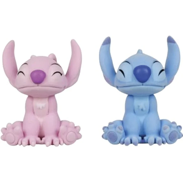 Enesco Disney Lilo & Stitch Mini Figur - Angel & Stitch Kissing (Flocked), Sammelfigur – Bild 1