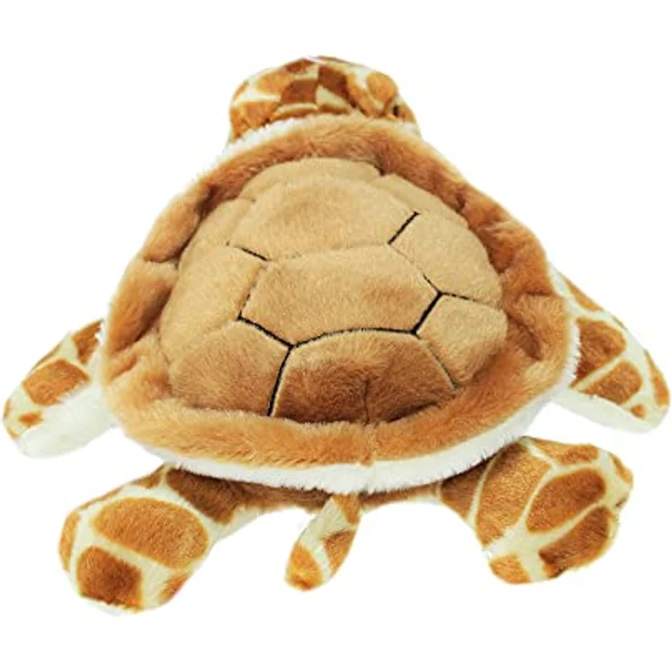 BEMIRO 2er Set Schildkröte Kuscheltier Harry und Larry 100% recycelt - ca. 25 cm, Kuscheltier Schildkröte, Meeresschildkröte, Stoffschildkröte, Schildkröte Plüschtier, Stofftier Schildkröte – Bild 2